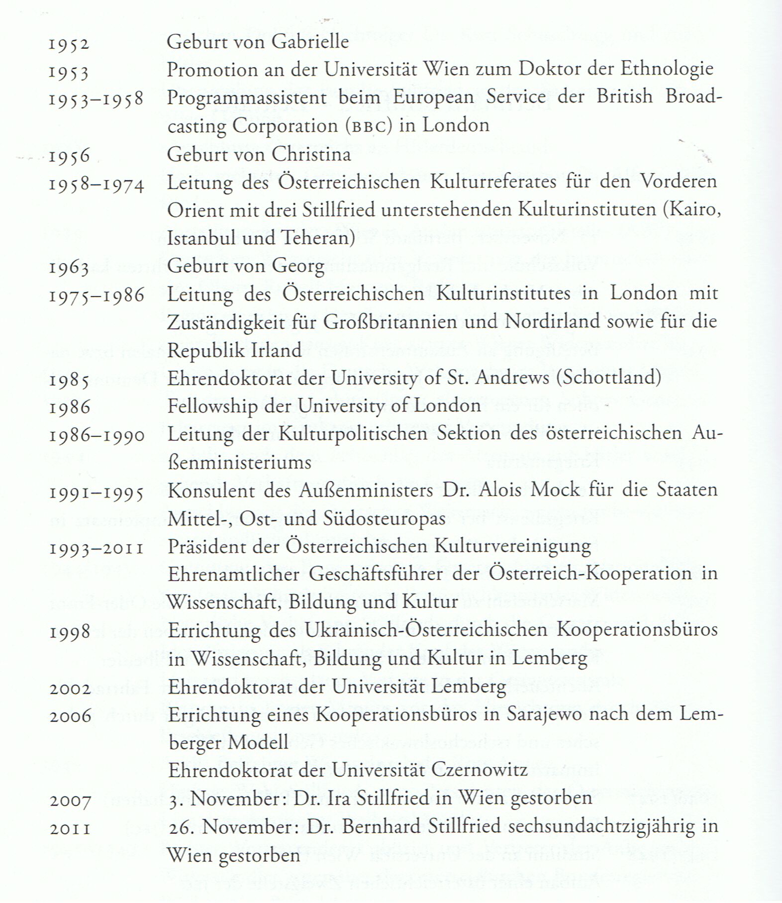 Zeittafel Bernhard 2